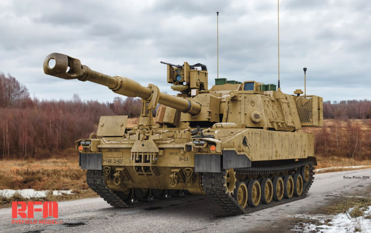 RM5129 1/35 M109A7 Paladin Self-Propelled Howitzer