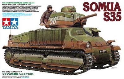 35344 Tamiya 1/35 Французский танк Somua S35 
