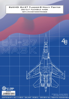 D48018 1/48 Маски на Су-27 для L4824