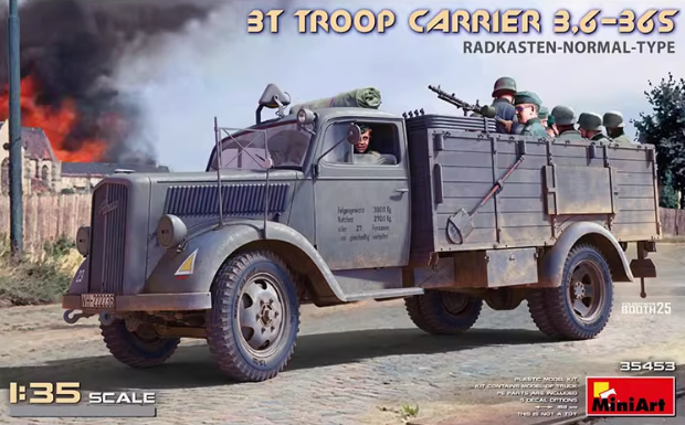  Miniart 35453 1/35 3-36S 3t Radkasten