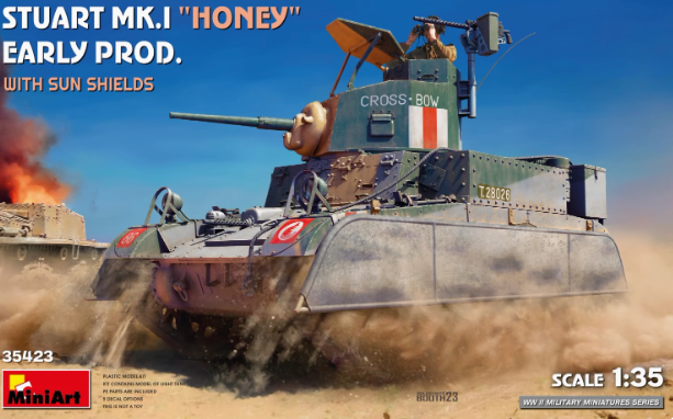  MiniArt 35423 1/35 Stuart Mk Tank Ранняя модель
