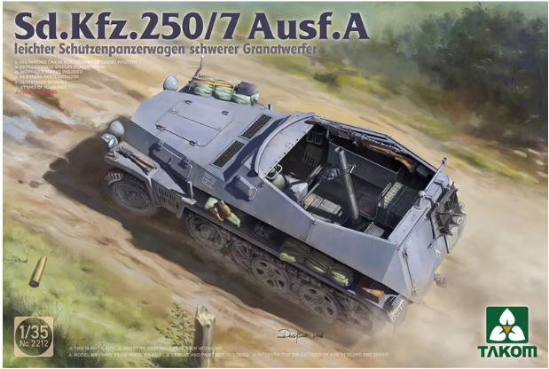 TAKOM 2212 1/35 Sd.Kfz.250/7 Ausf.A