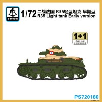 PS720180 1/72 R35 Light Tank Early Version 1+1 Quickbuild