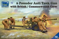 RV35044 - 1:35 6 Pounder Anti-Tank Gun with British/Commonwealth Crew 