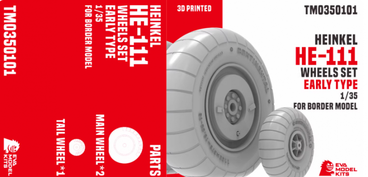 TM0350101 1/35 Шасси (ранняя модель) для Heinkel 111 H-6 ( BF-018 )