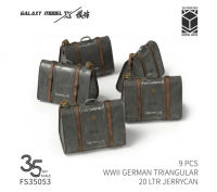 FS35053 1/35 немецкие треугольные 20-литровые  канистры 9 шт