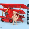Suyata Q SK001 Fokker DR.I & Red Baron+ фигурка (смола)
