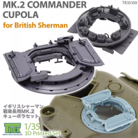 T-Rex 35109 1/35 British Sherman MK2 Полная конструкция командирской башенки