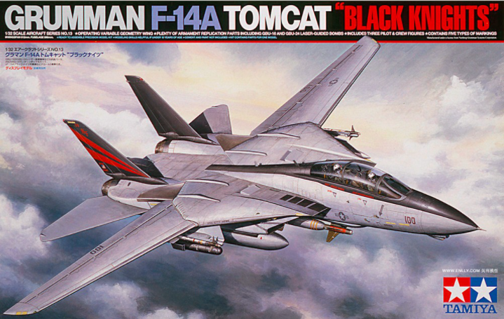 60313 1/32 Американский истребитель Grumman F-14A Tomcat Black Knights