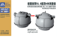 G350048 1/350 German Navy SL 8 Dome 4m Rangefinder 2 шт.
