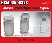  J350032S 1/350 JMSDF Универсальная водонепроницаемая дверь  (64 шт.)