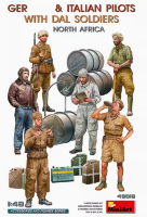 Miniart 49018 1/48 Немецкие и итальянские пилоты и Свободный Арабский Легион