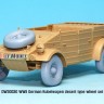 DW30030 WW2 German VW Desert type Wheel set 2 (for Tamiya 1/35)
