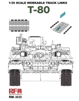 RM-3025 1/35 T-80 Workable Track Links