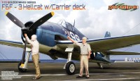 Dragon 5117 1/72 F6f3 Hellcat Fighter W/carrier Deck S