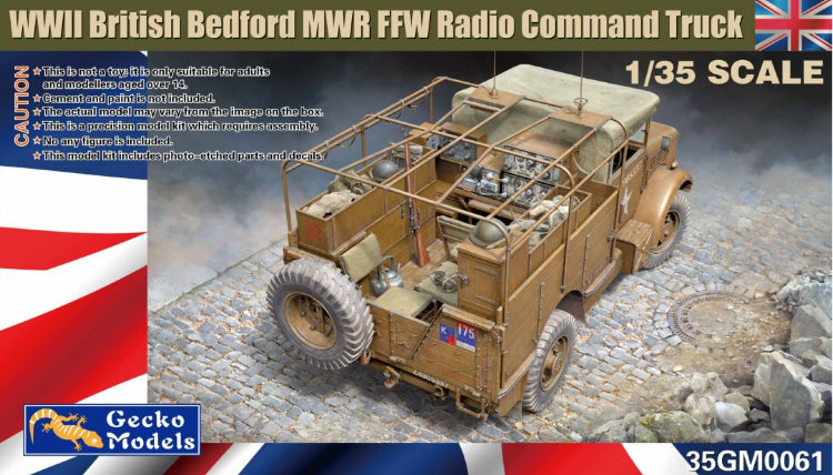 35GM0061 1/35 WWII British Bedford MWR FFW Radio command truck 