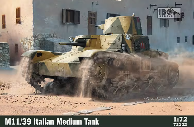 IBG 72122 1/72 итальянский средний танк M11/39