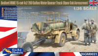 35GM0031 1/35 Bedford MWC 15-cwt 4x2 200 Gallon Water Bowser Truck (Open Cab Aeroscreen) 