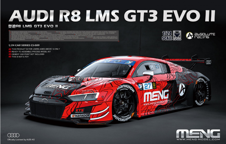 CS-009 1/24 Audi R8 LMS GT3 EVO II Absolute Racing