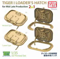 TR305210 1/35  Тигр, средняя и поздняя модель , люк заряжающего литье и сварка