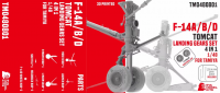 TM0480801 Шасси F-14A/B/D  1/48,3D (Tamiya)
