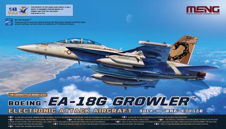 LS-014 1/48 EA-18G Growler Electronic Attack Aircraft