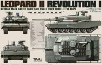 4629 1/35 German Main Battle Tank Revolution I Leopard II Tiger Model - 