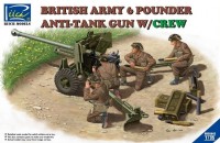 RV35042 1/35 British Army 6 Pounder Anti-Tank Gun w/Crew