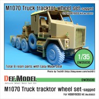 DW35030 M1070 Truck Tractor Sagged wheel set (for Hobbyboss 1/35)