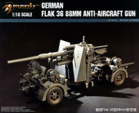 Merit 61701 1/18 German Flak 36 88mm Anti-Aircaraft Gun