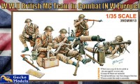 35GM0013 1/35  British MG Team in Combat 