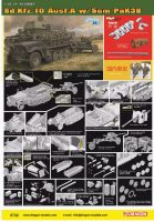 6732 1/35   Sd.Kfz.10 Ausf.A с 5cm полевой пушкой Pak 38 + фигуры
