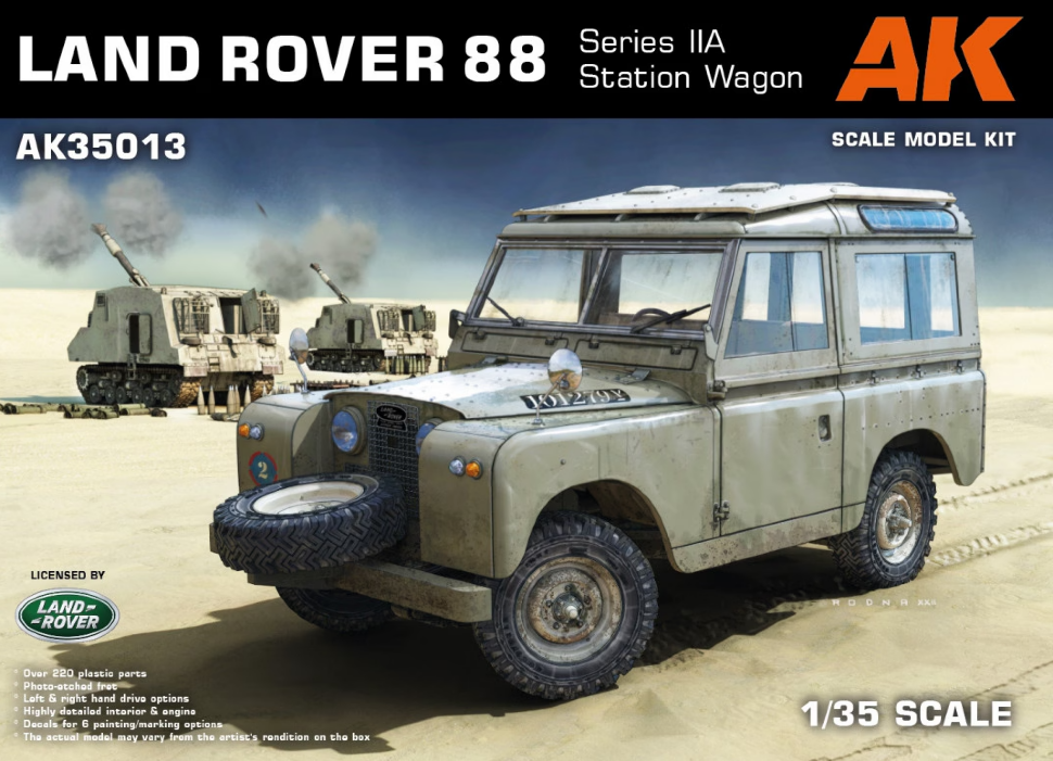 AK35013 1/35 Land Rover 88 Series IIA Station Wagon