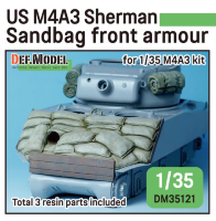 DM35121  1/35 WWII US M4A3 Sherman Sandbag Front Armour
