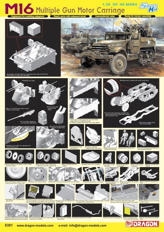 6381 1/35 M16 Multiple Gun Motor Carriage