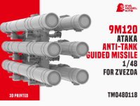 TM0480118 1/48 Противотанковая ракета 9М120 «Атака» и стойка