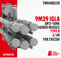 ТМ0480120 1/48 Зенитная управляемая ракета 9М39 "Игла" со счетверенной пусковой 