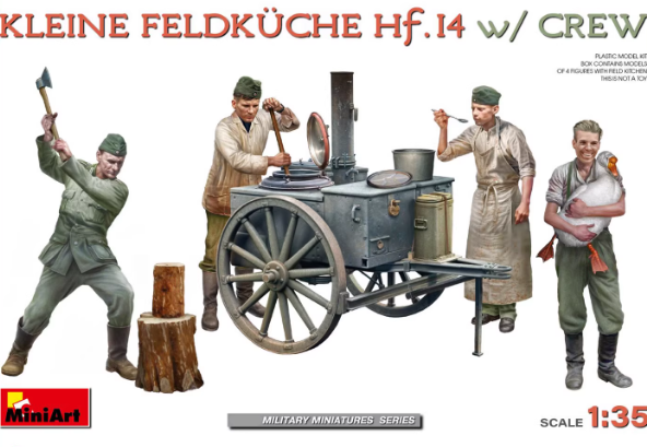 53011 1/35 Hf.14 Легкая полевая кухня + фигуры