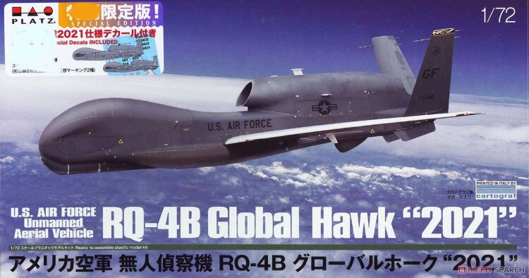  PLATZ 1/72 RQ-4B Global Eagle 2021 со специальной наклейкой AC-54SP