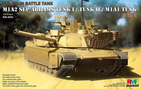 RM-5004 RFM 1/35 U.S. MAIN BATTLE TANK M1A2 SEP Abrams