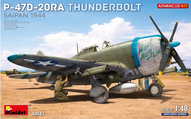 MINIART 48043 1/48 P-47D-20RA 