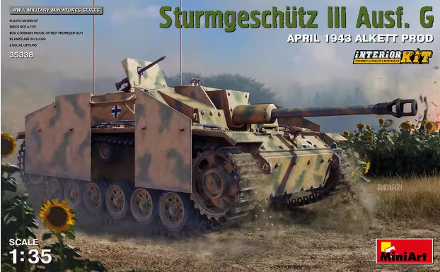 35338 1/35 StuG III Ausf. G April 1943 Alkett Prod - Interior Kit