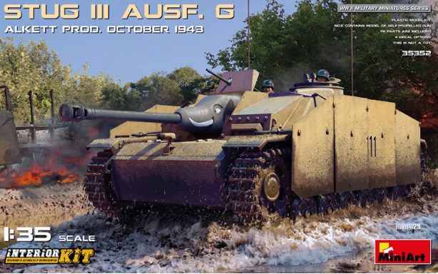 35352 1/35 StuG.III Ausf.G Alkett Prod. October 1943 (Interior Kit)