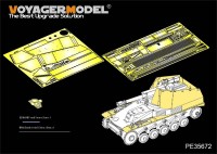 PE35672 WWII German self-propelled howitzer Wespe Fenders and Amour Plate (For TAMIYA 35200)