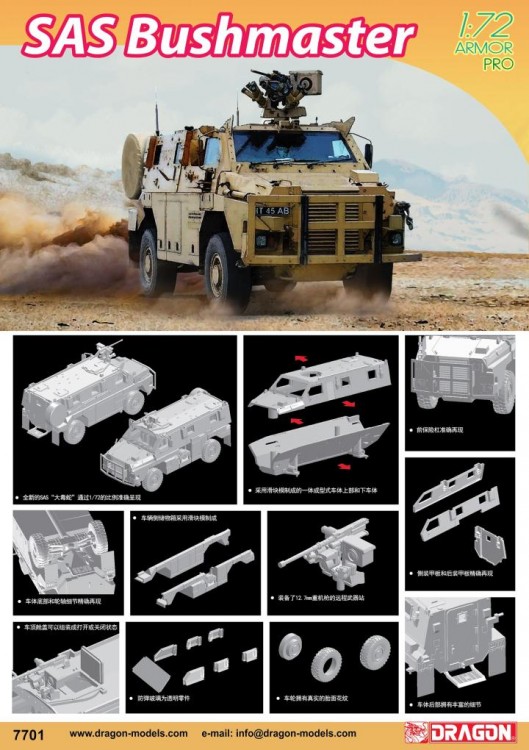 7701 1/72 SAS Bushmaster