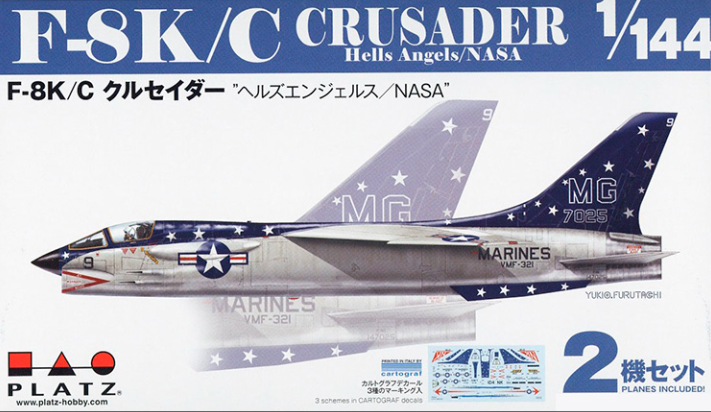 PLATZ 1/144 F-8K/C Crusaders Blue Angels Squadron PDR-9