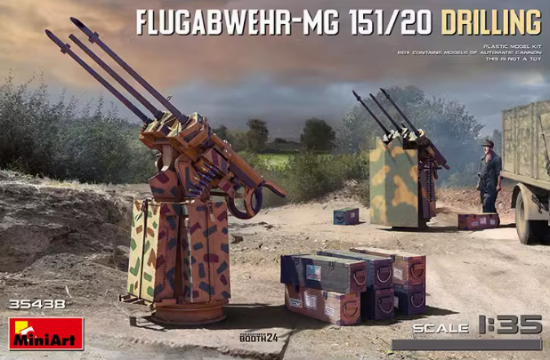 Miniart 35438 1/35 Flugabwehr-MG 151/20