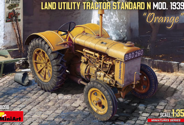 MiniArt 38098 1/35 Land Multifunction Tractor Standard N-type Orange 1939