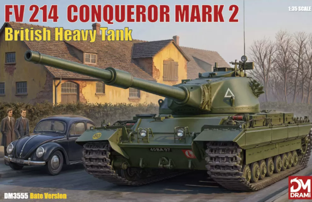 DRAMI DM3555 1/35 Британский тяжелый танк FV214 Conqueror MK2