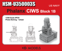 U350003S 1/350 Modern US Navy Phalanx 1B Printing Retrofit (4PCS)